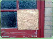 boarded up Rossendale